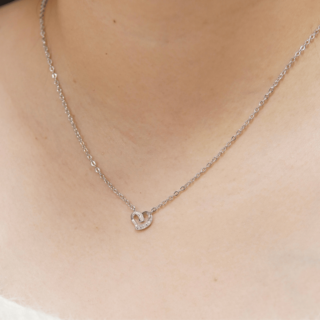 Marie Jewelry Set in Rhodium