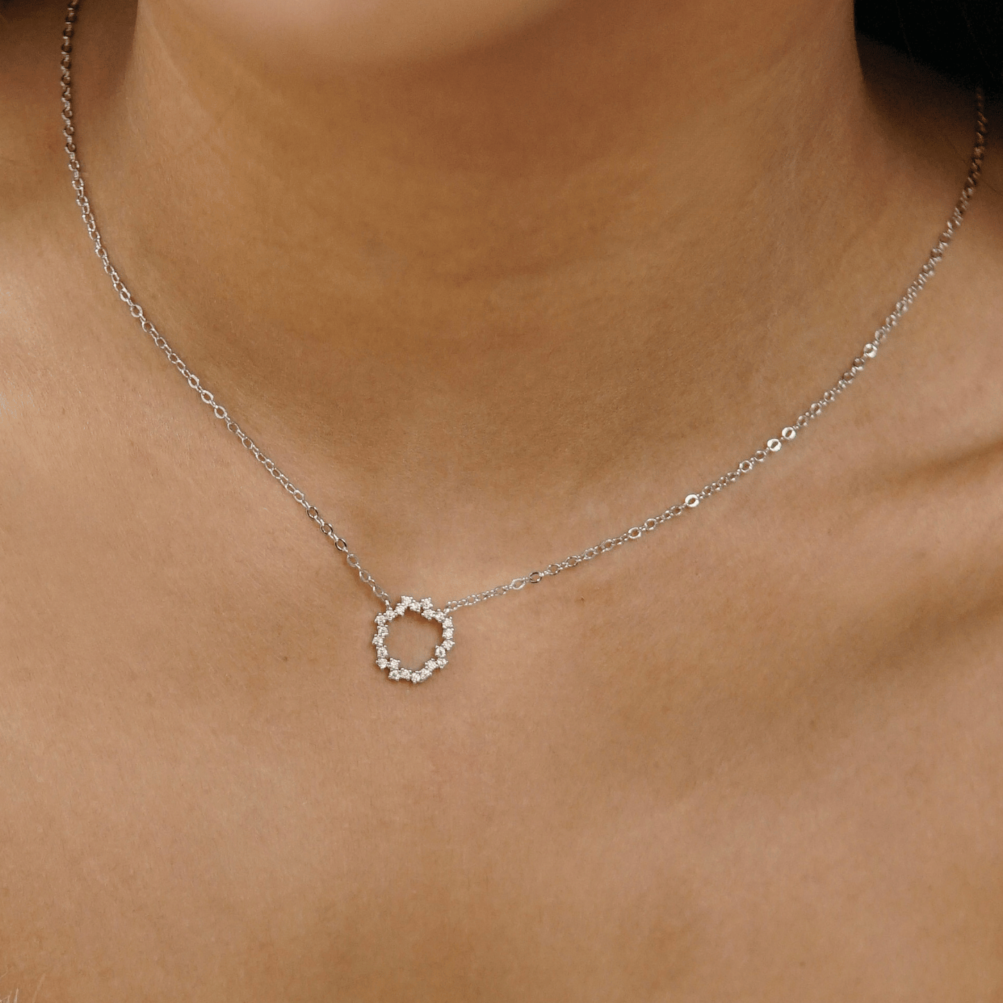 marlowe jewelry set in rhodium