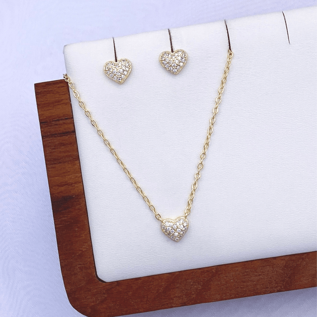 Marsha Jewelry Set in Gold