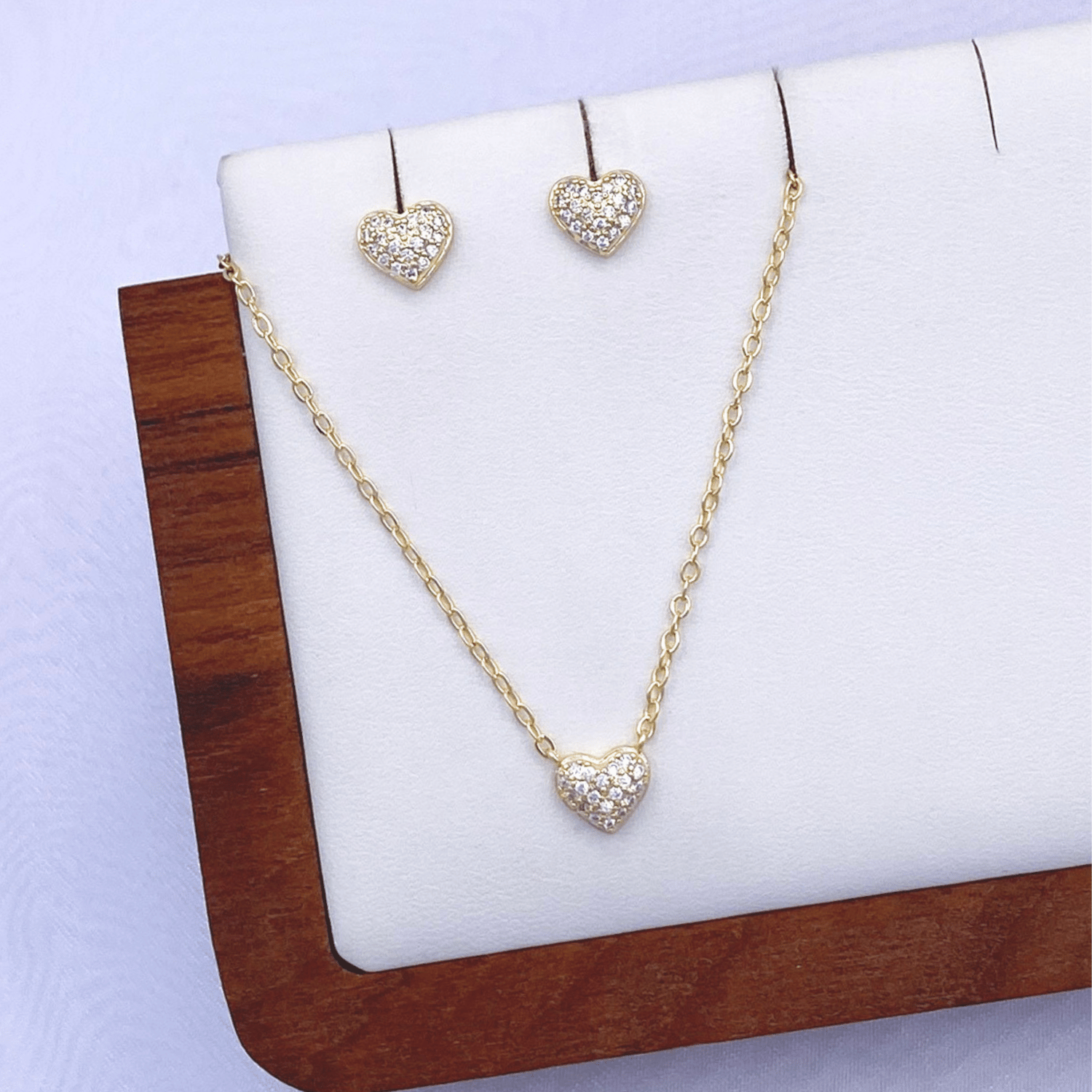 Marsha Jewelry Set in Gold