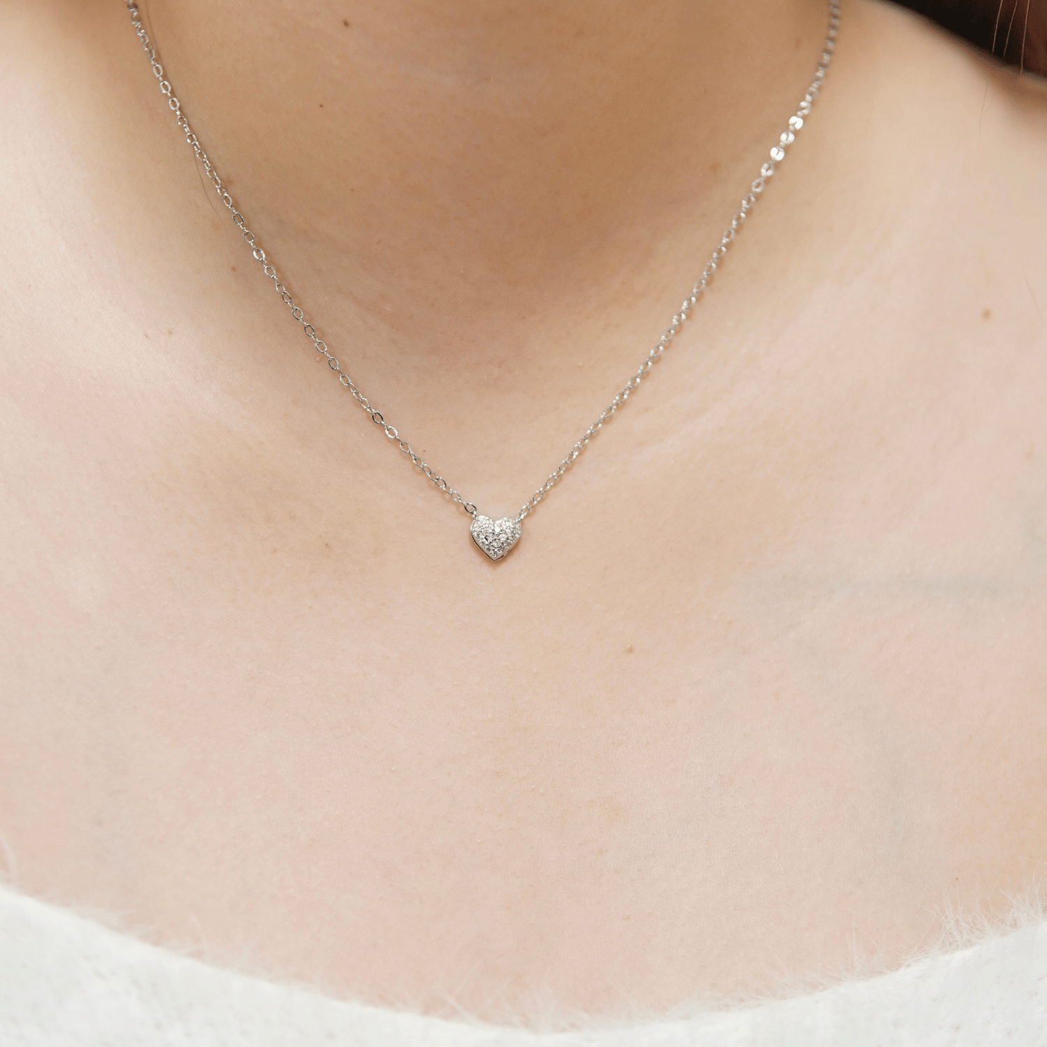 Marsha Jewelry Set in Rhodium