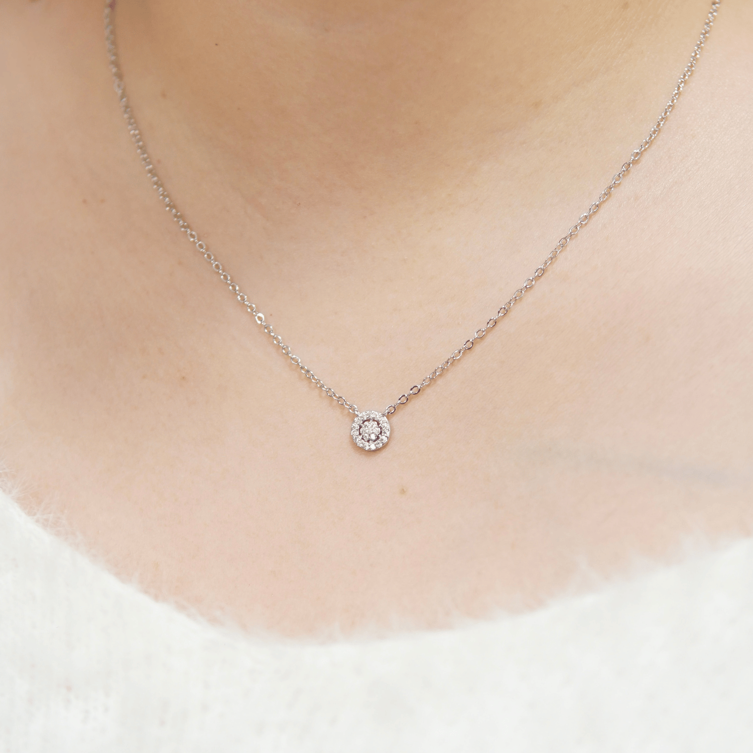 Maxine Jewelry Set in Rhodium