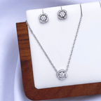 Meagan 2-Way Set in Rhodium