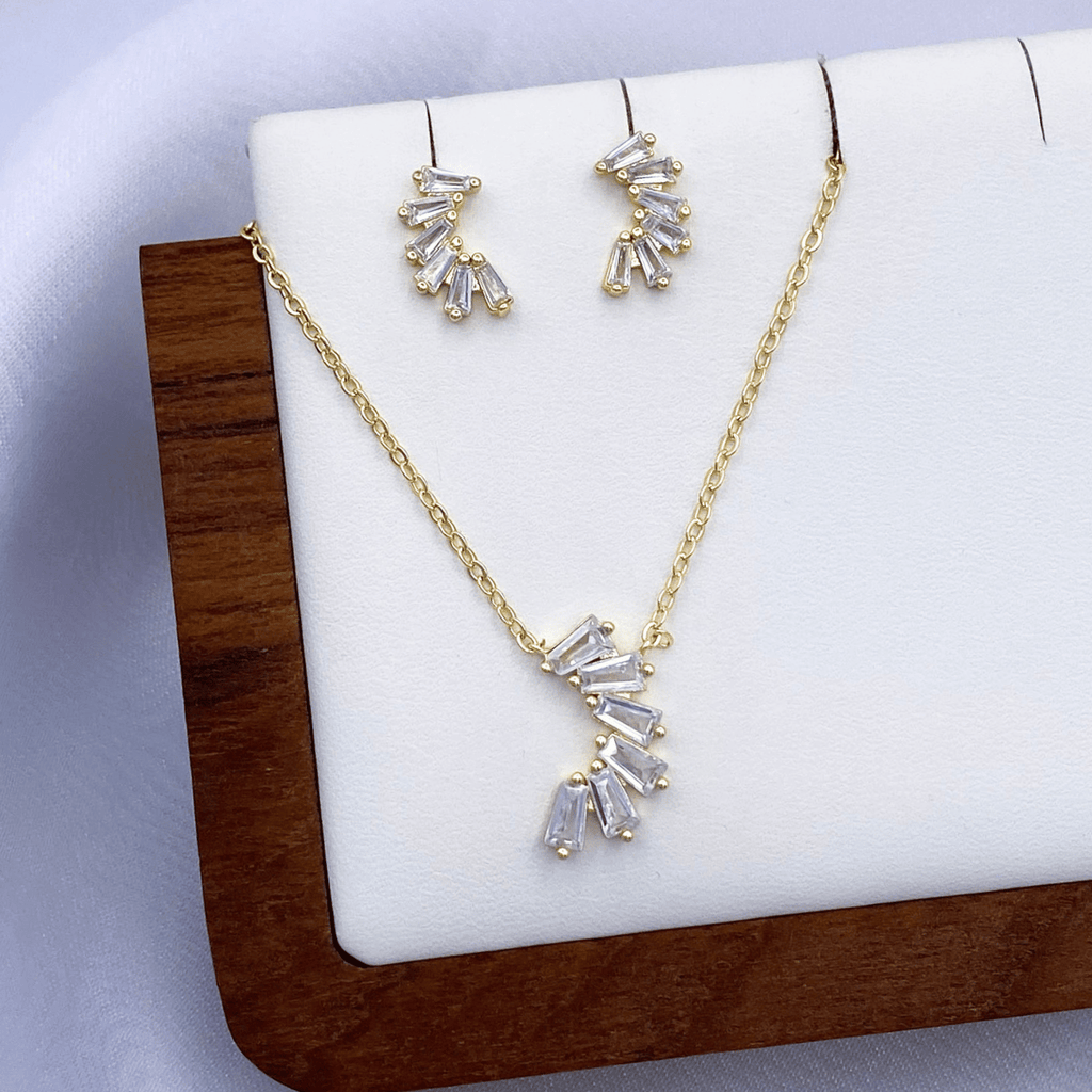 Milana Jewelry Set in Gold