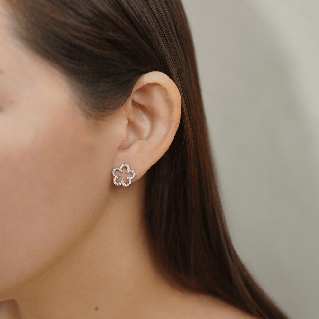 Mira Jewelry Set in Rhodium