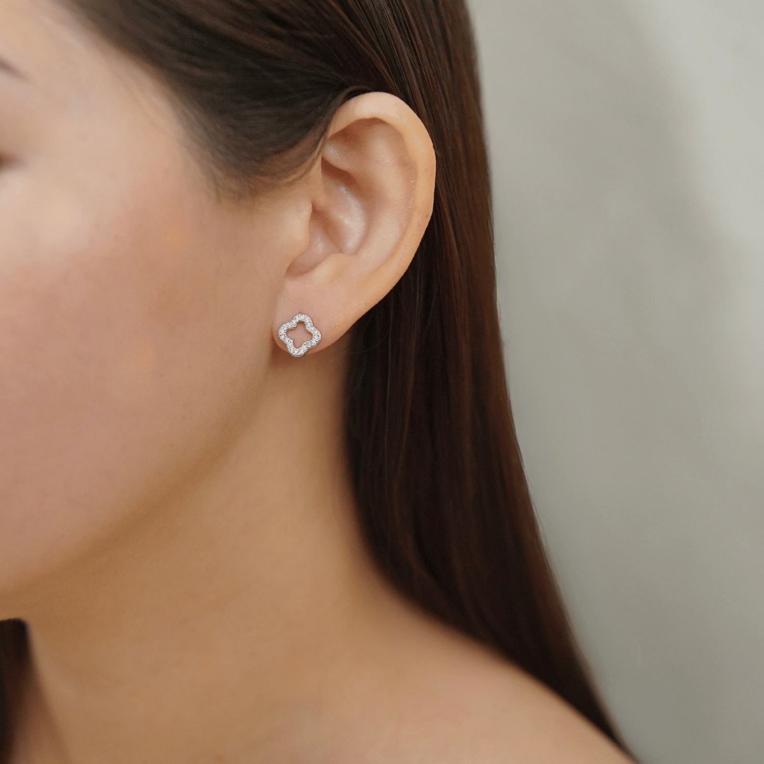 Mitzi Jewelry Set in Rhodium