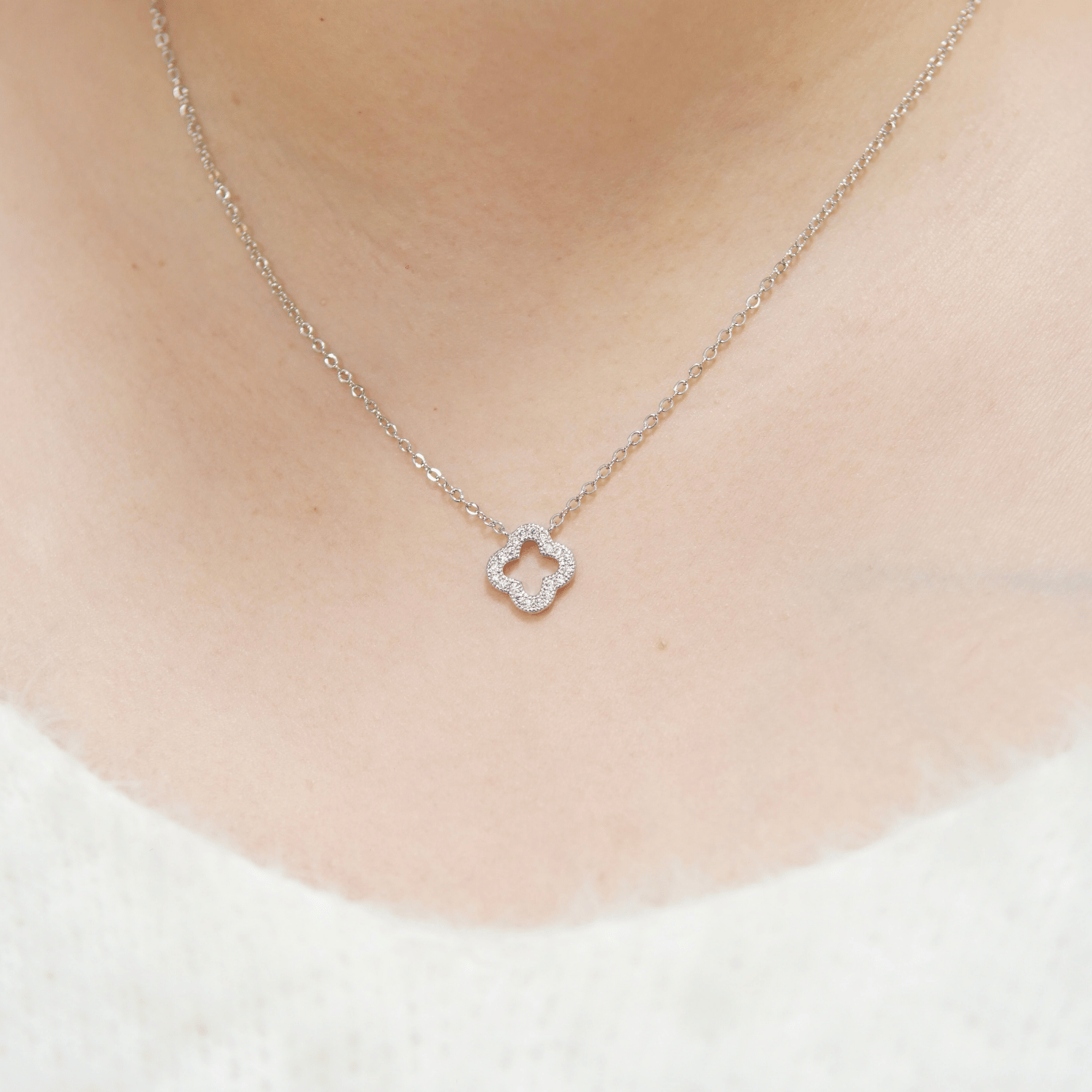 Mitzi Jewelry Set in Rhodium