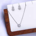 Moira Jewelry Set in Rhodium