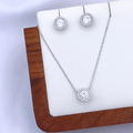 Mabelle Jewelry Set in Rhodium