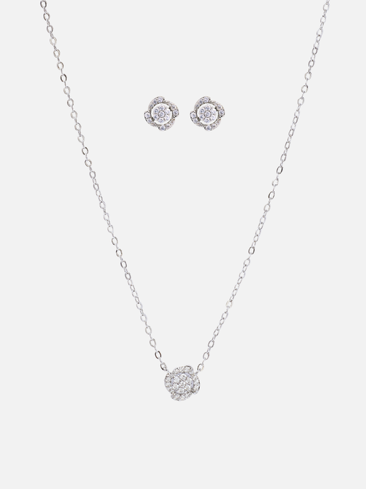 Meagan 2-Way Set in Rhodium