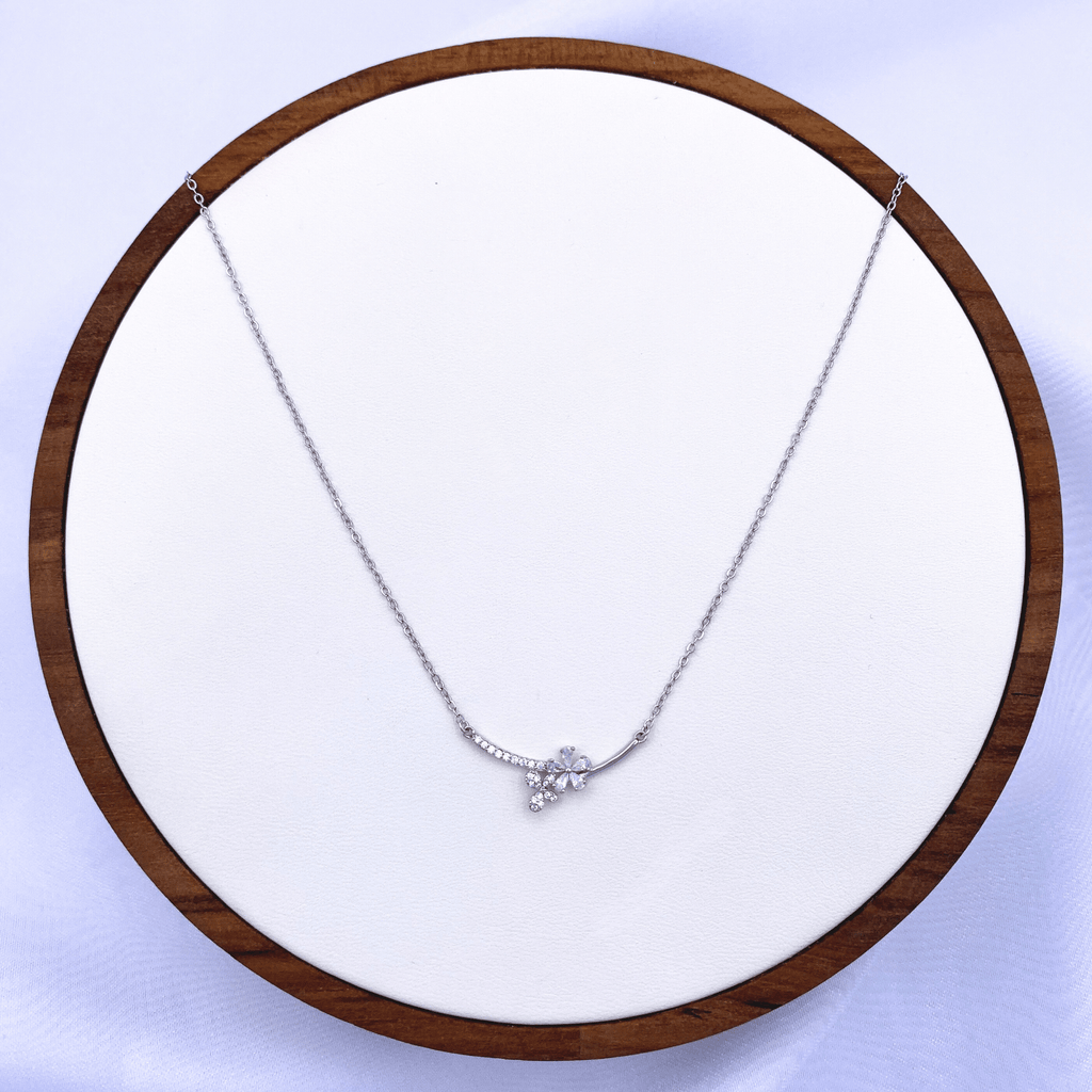 Nadie Necklace in Rhodium