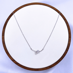 Nadie Necklace in Rhodium