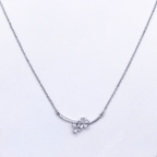 Nadie Necklace in Rhodium