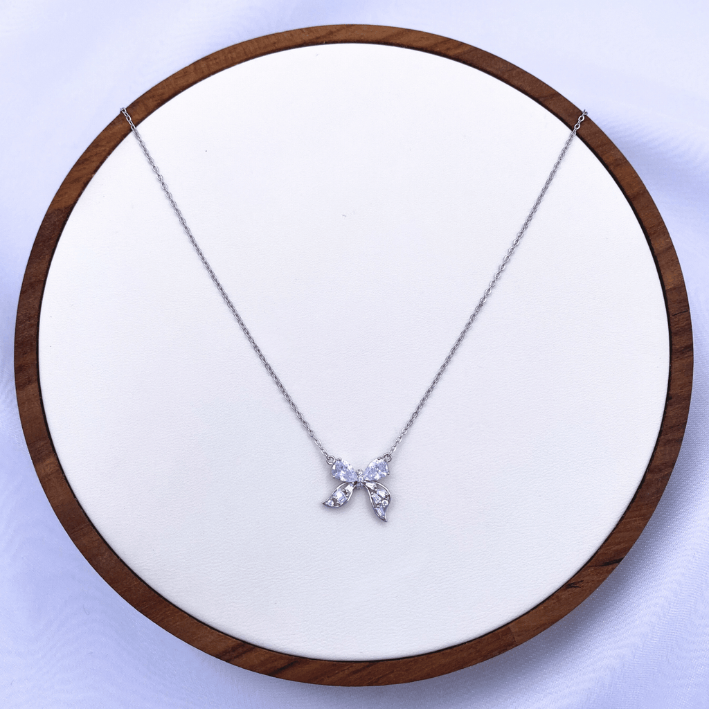 Naira Necklace in Rhodium