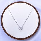 Naira Necklace in Rhodium