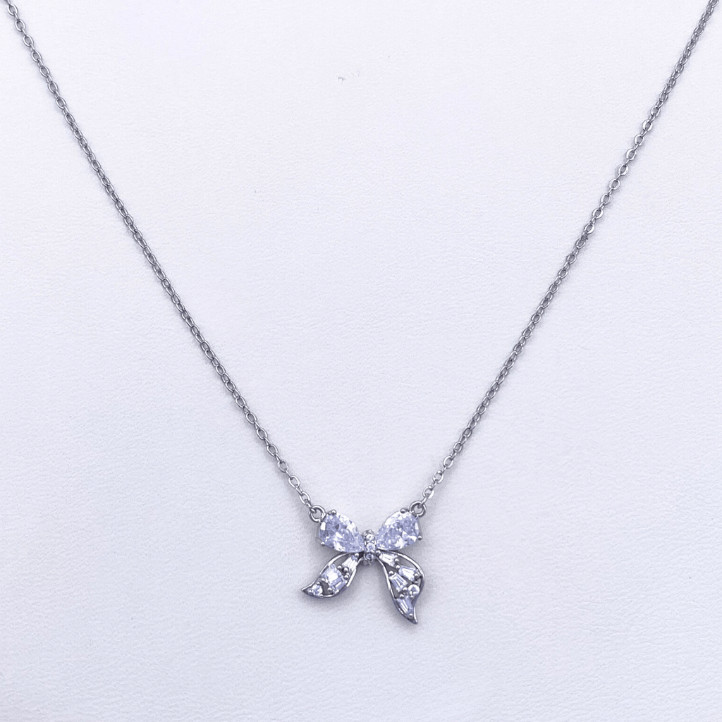 Naira Necklace in Rhodium