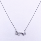 Nelissa Necklace in Rhodium