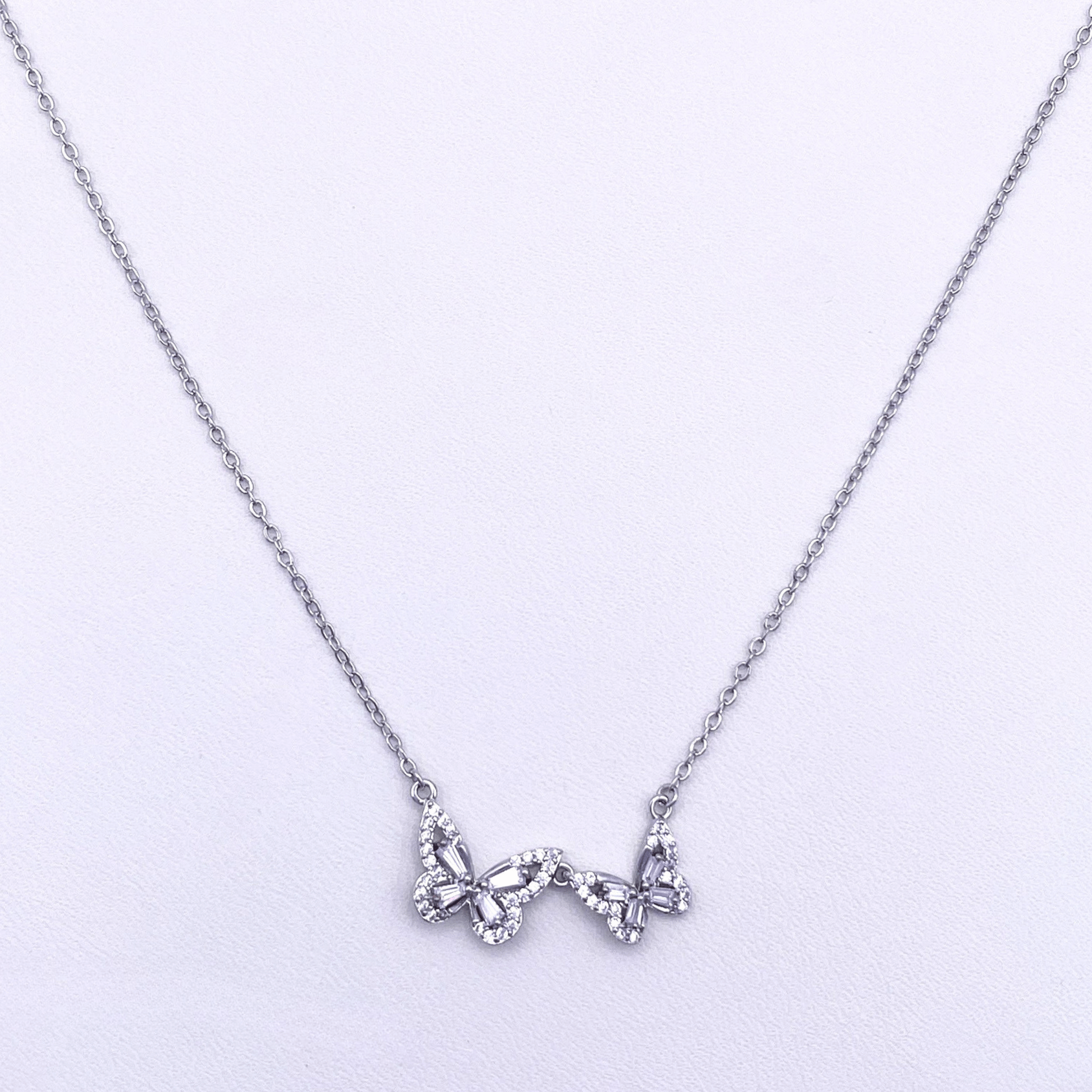 Nelissa Necklace in Rhodium