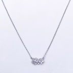 Nell Necklace in Rhodium