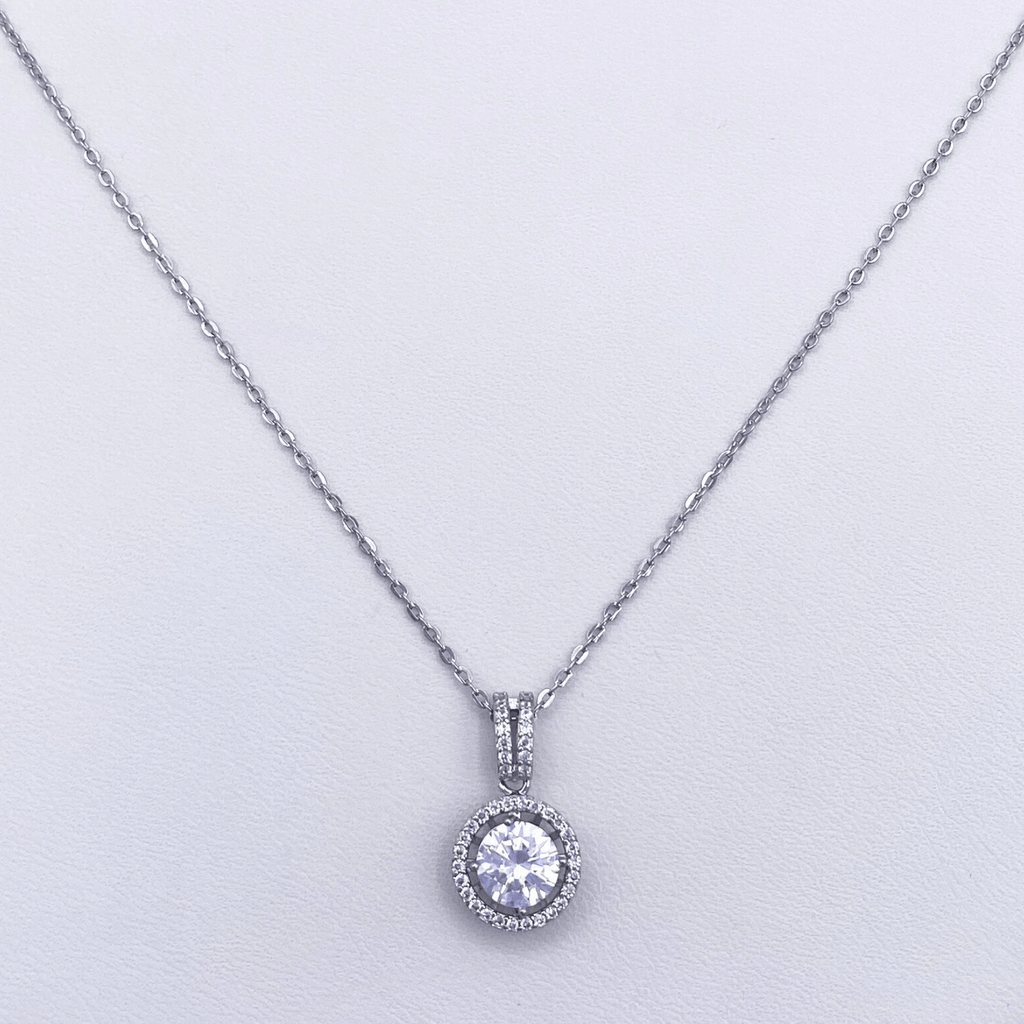 Nerida Necklace in Rhodium