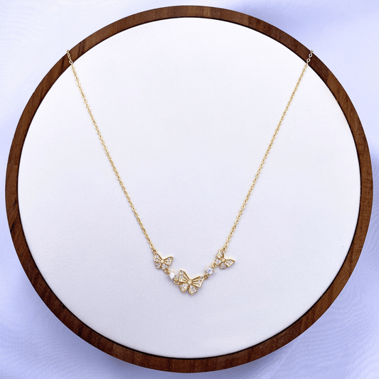 Nerina Necklace in Gold