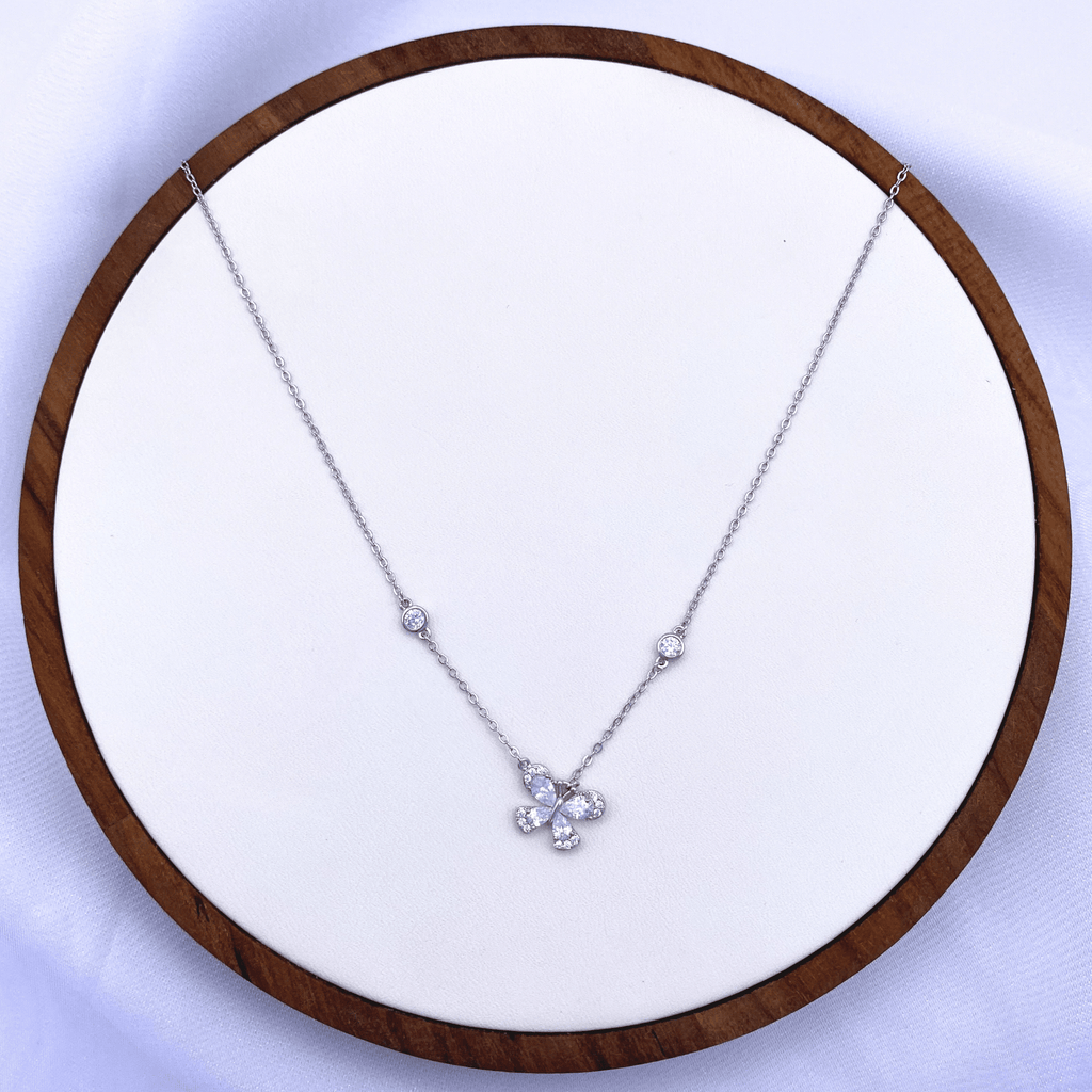Nerissa Necklace in Rhodium