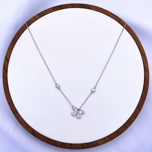 Nerissa Necklace in Rhodium