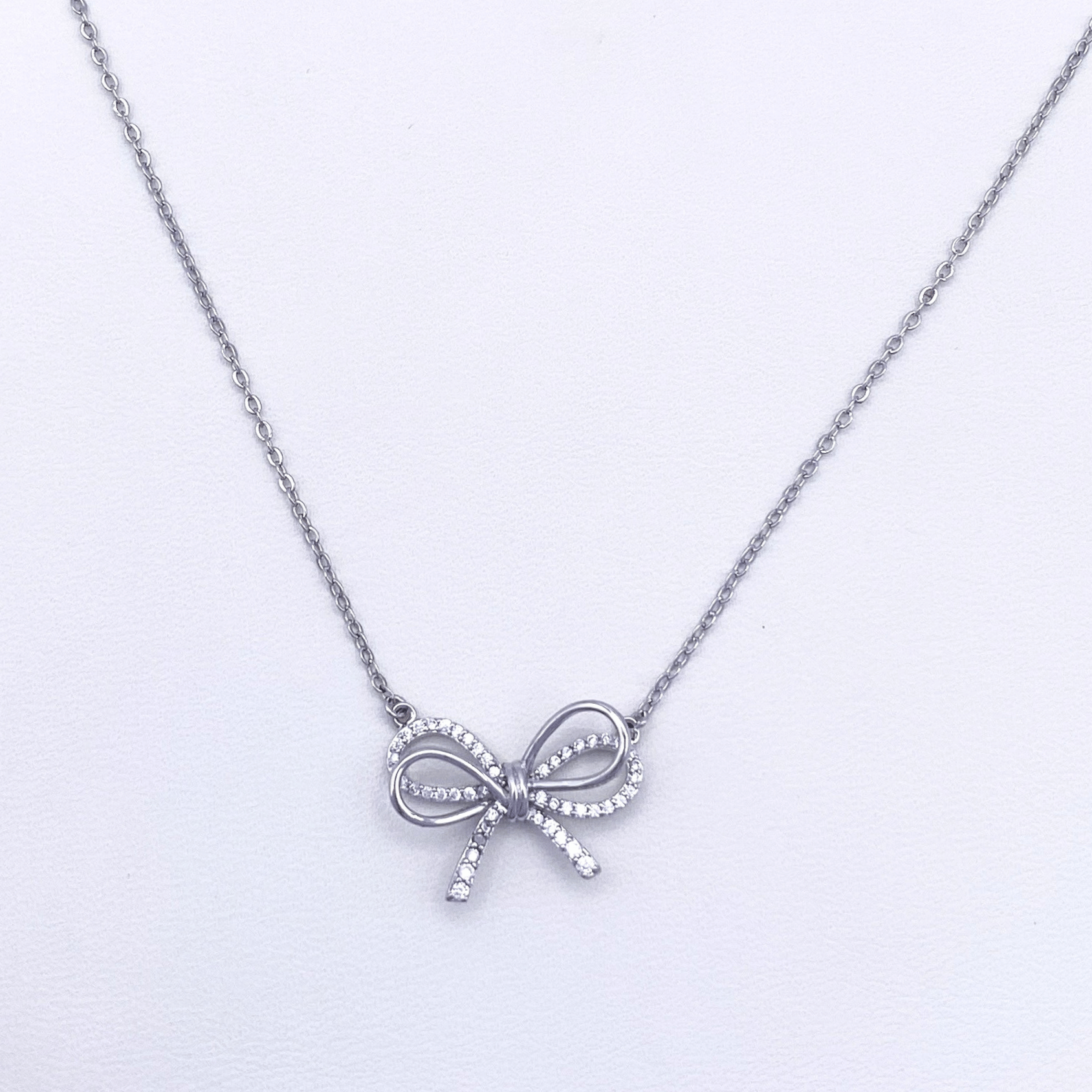 Nimue Necklace in Rhodium