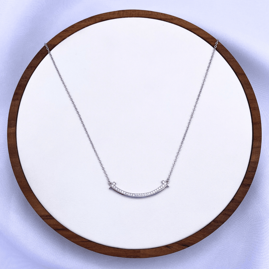 Norah Necklace in Rhodium