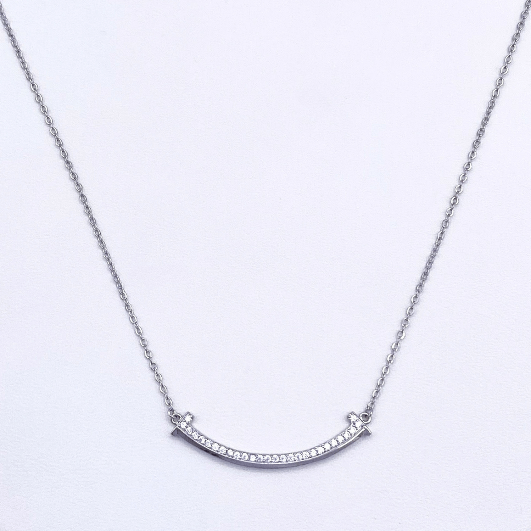 Norah Necklace in Rhodium
