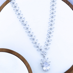 Nikki Set in Rhodium