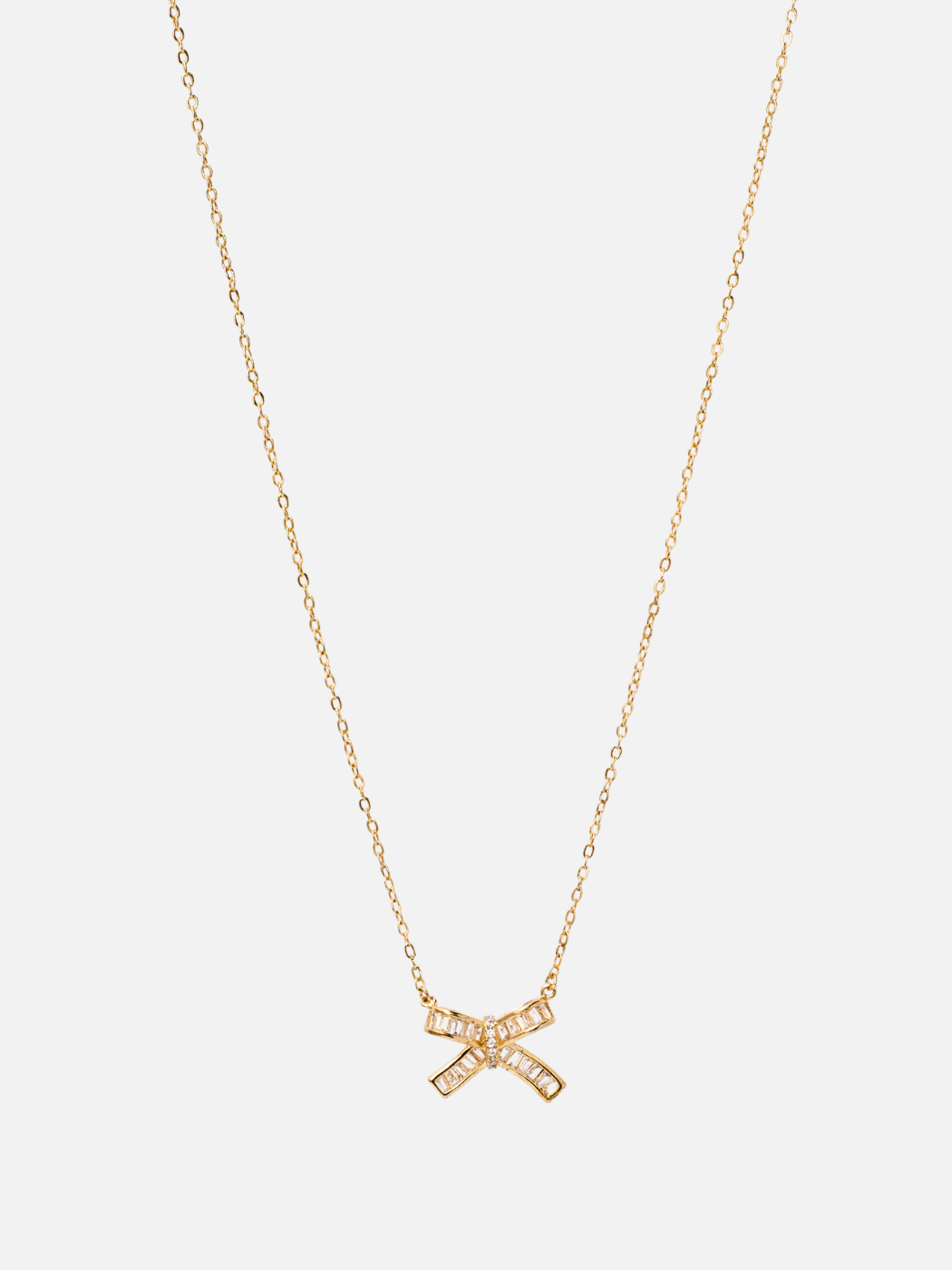 ninaia pendant necklace in gold