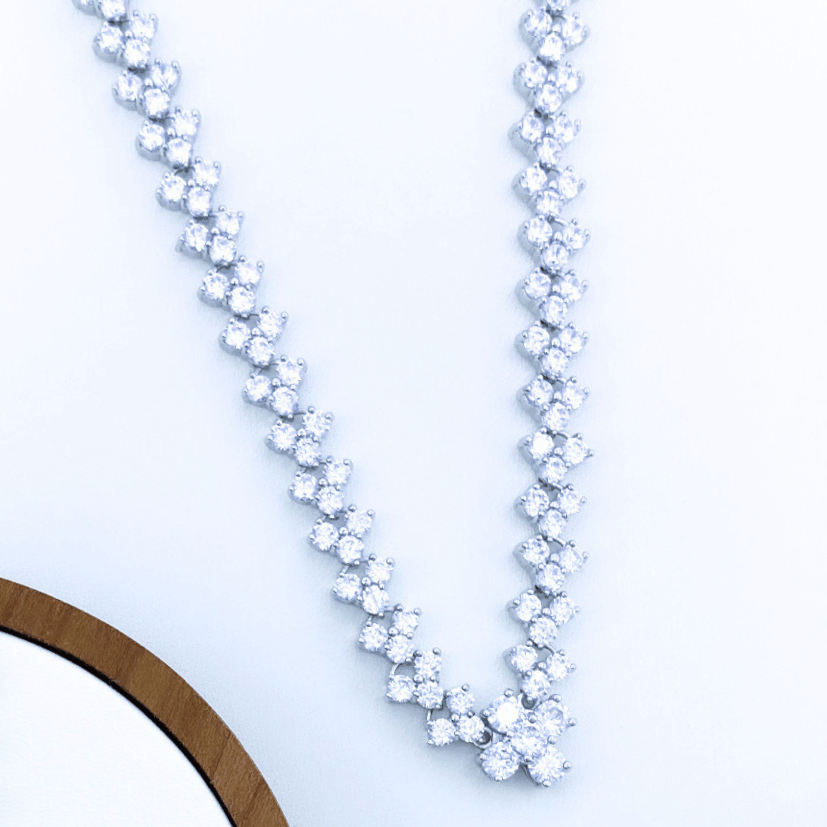 Nizza Set in Rhodium