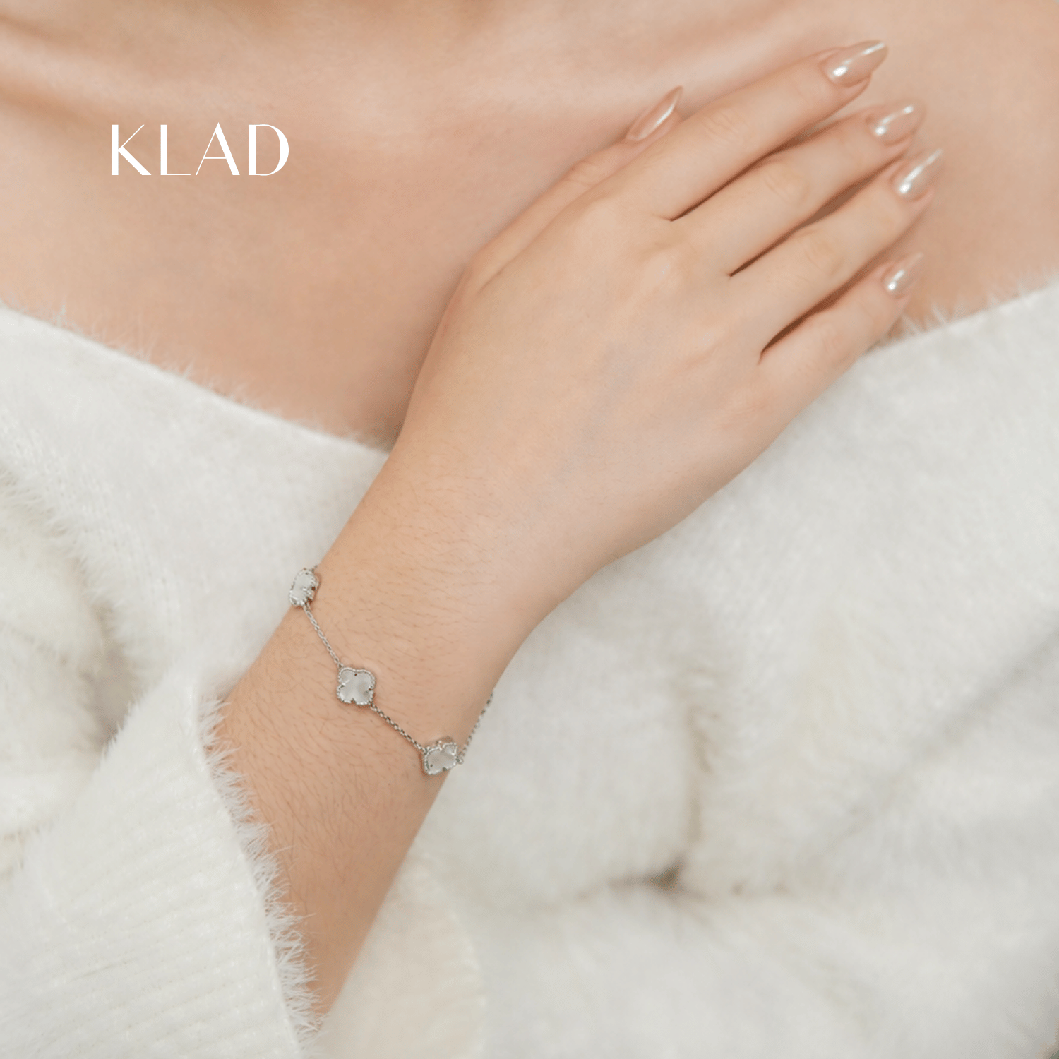 Paliona Bracelet in Rhodium