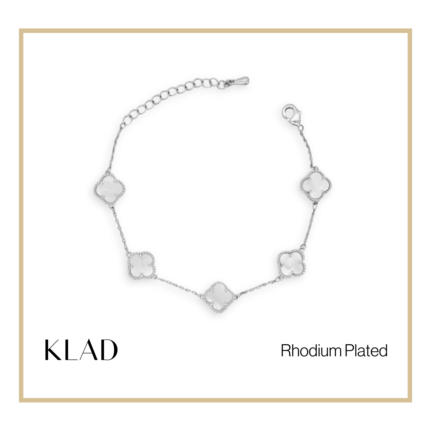 Paliona Bracelet in Rhodium