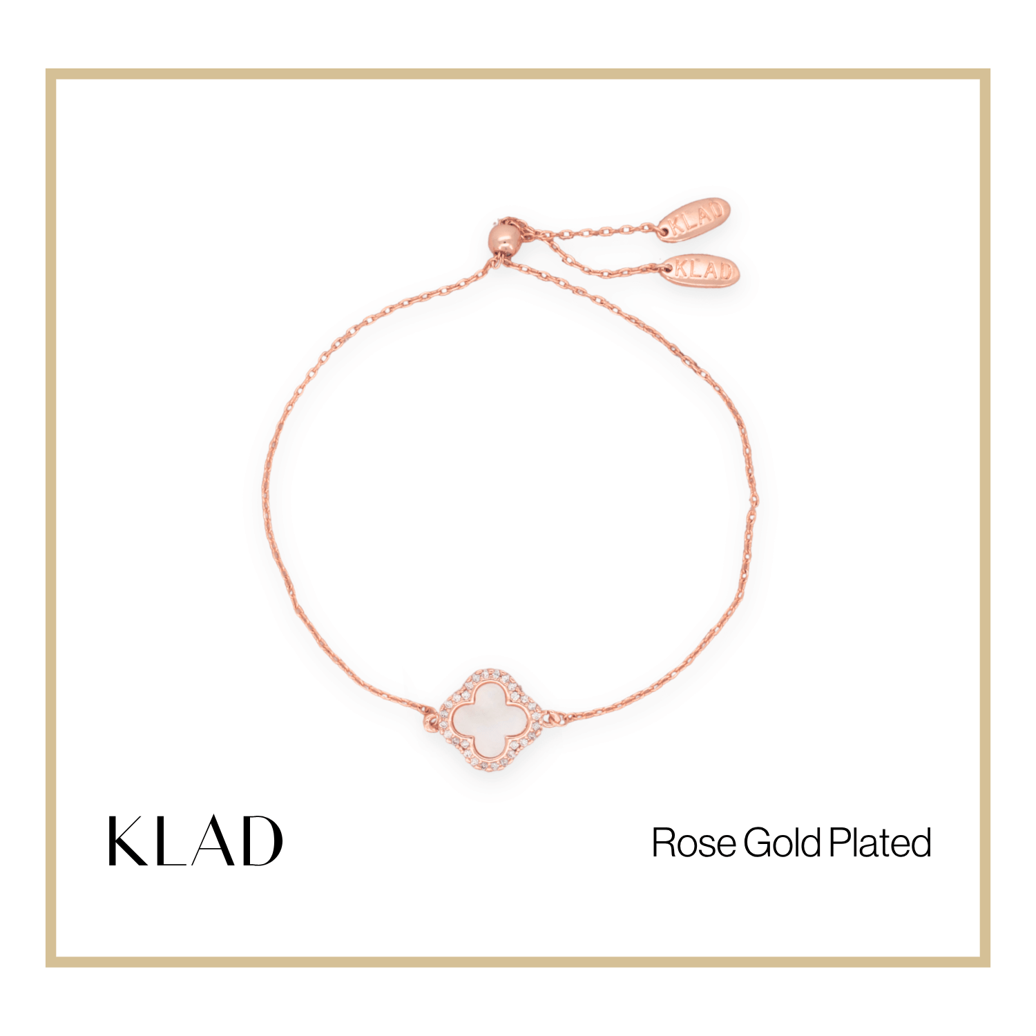 Primrose Adjustable Bracelet in Rose Gold