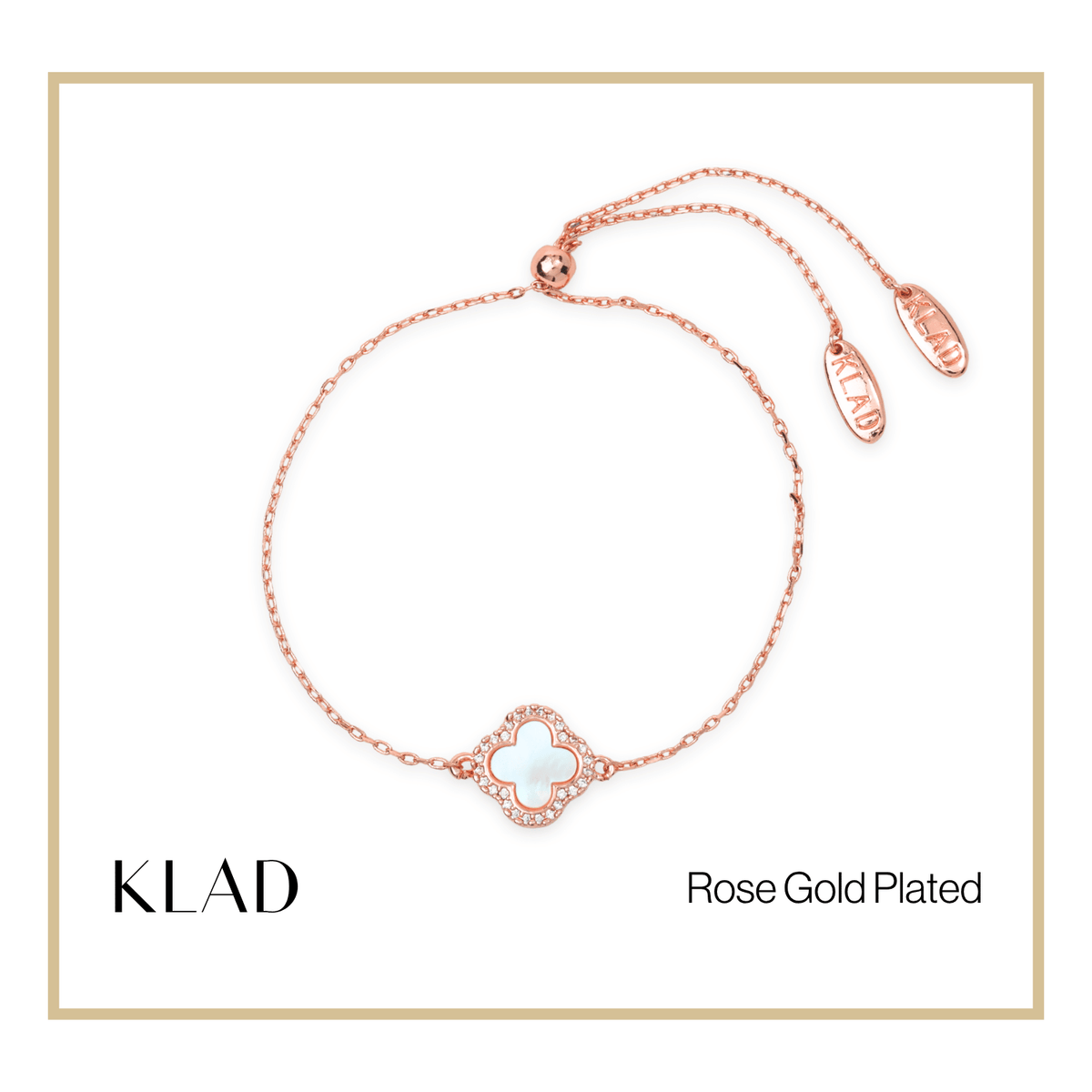 Primrose Adjustable Bracelet in Rose Gold