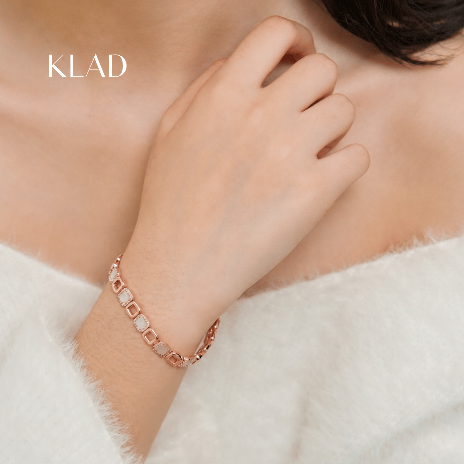 Priscilla Bracelet in Rose Gold