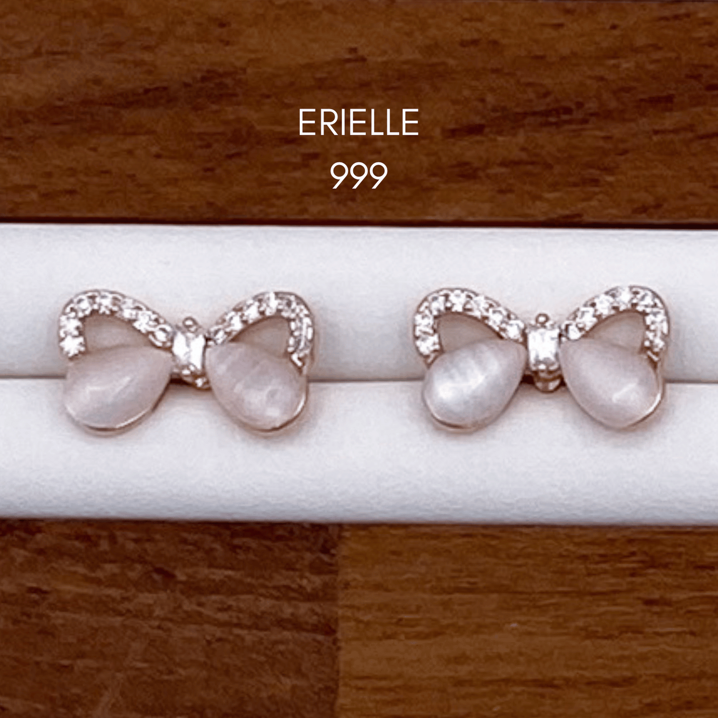 erielle, etta, eileen, eyanna, evanna & elia earrings in rose gold