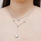 Monica Set in Rhodium