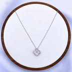 Sage-B Necklace in Rhodium