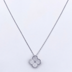 Sage-B Necklace in Rhodium