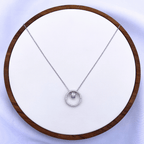 Salma-A Necklace in Rhodium