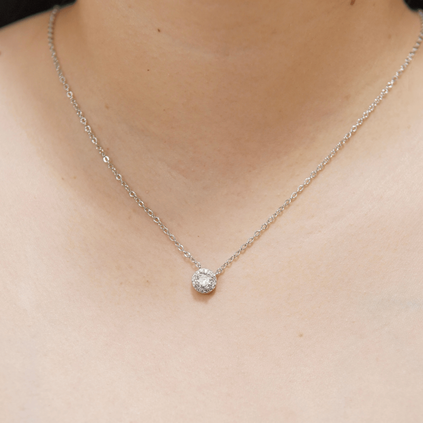 shina jewelry set in rhodium