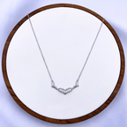 Skylar-A Necklace in Rhodium