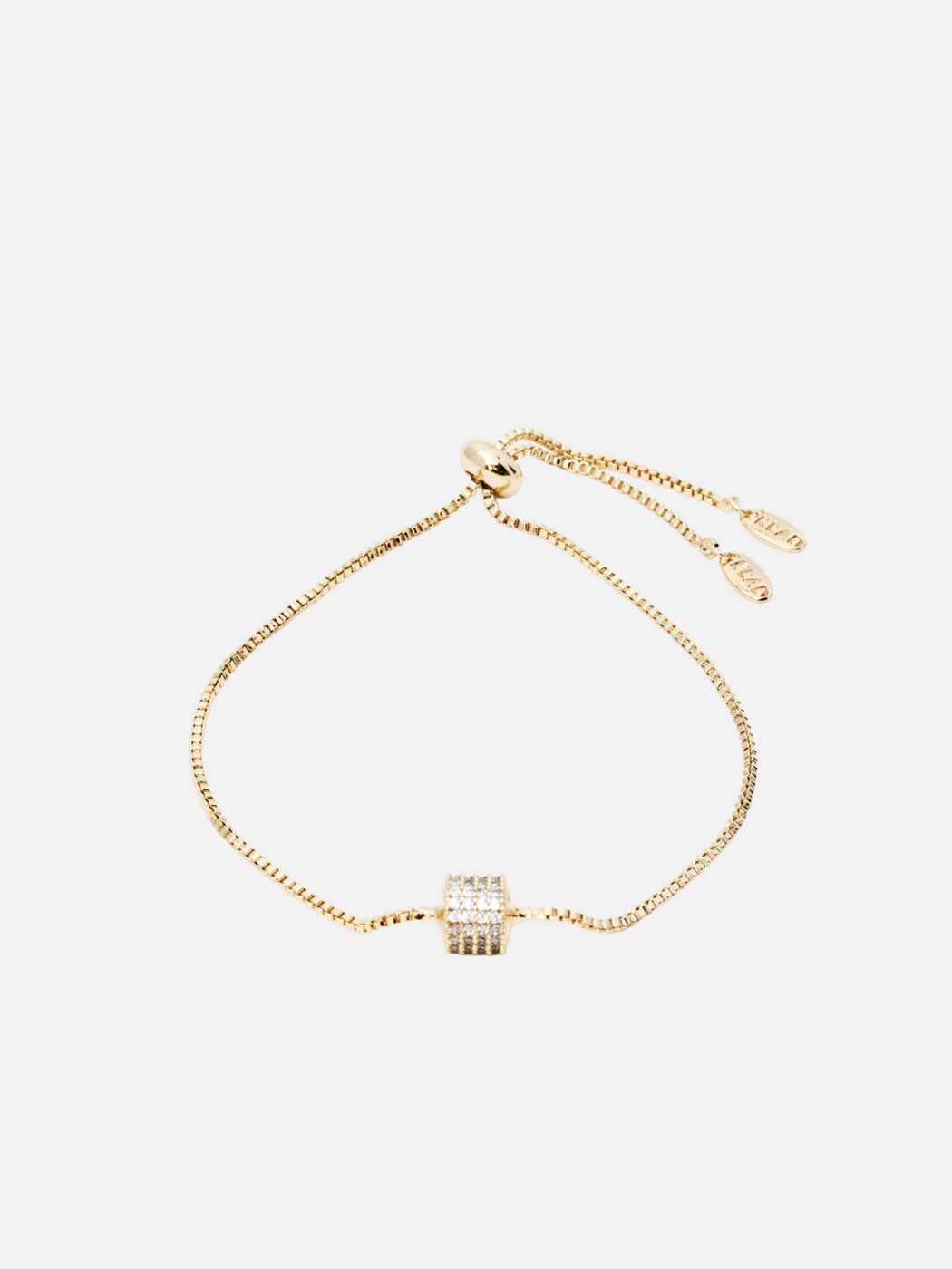 sade adjustable bracelet in gold