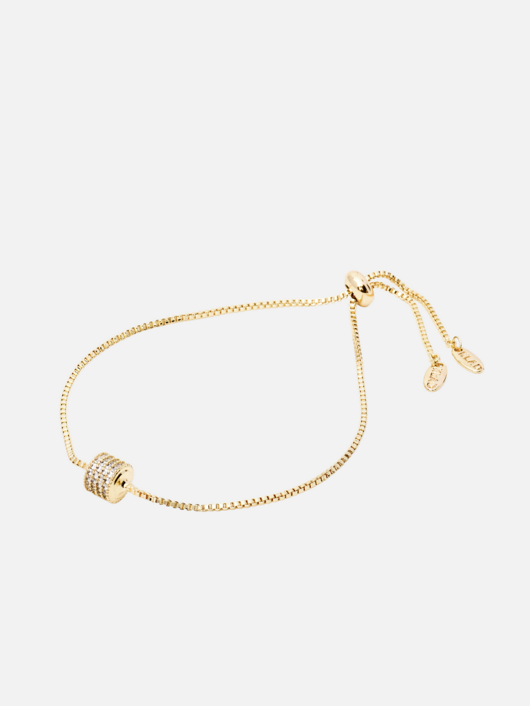 sade adjustable bracelet in gold