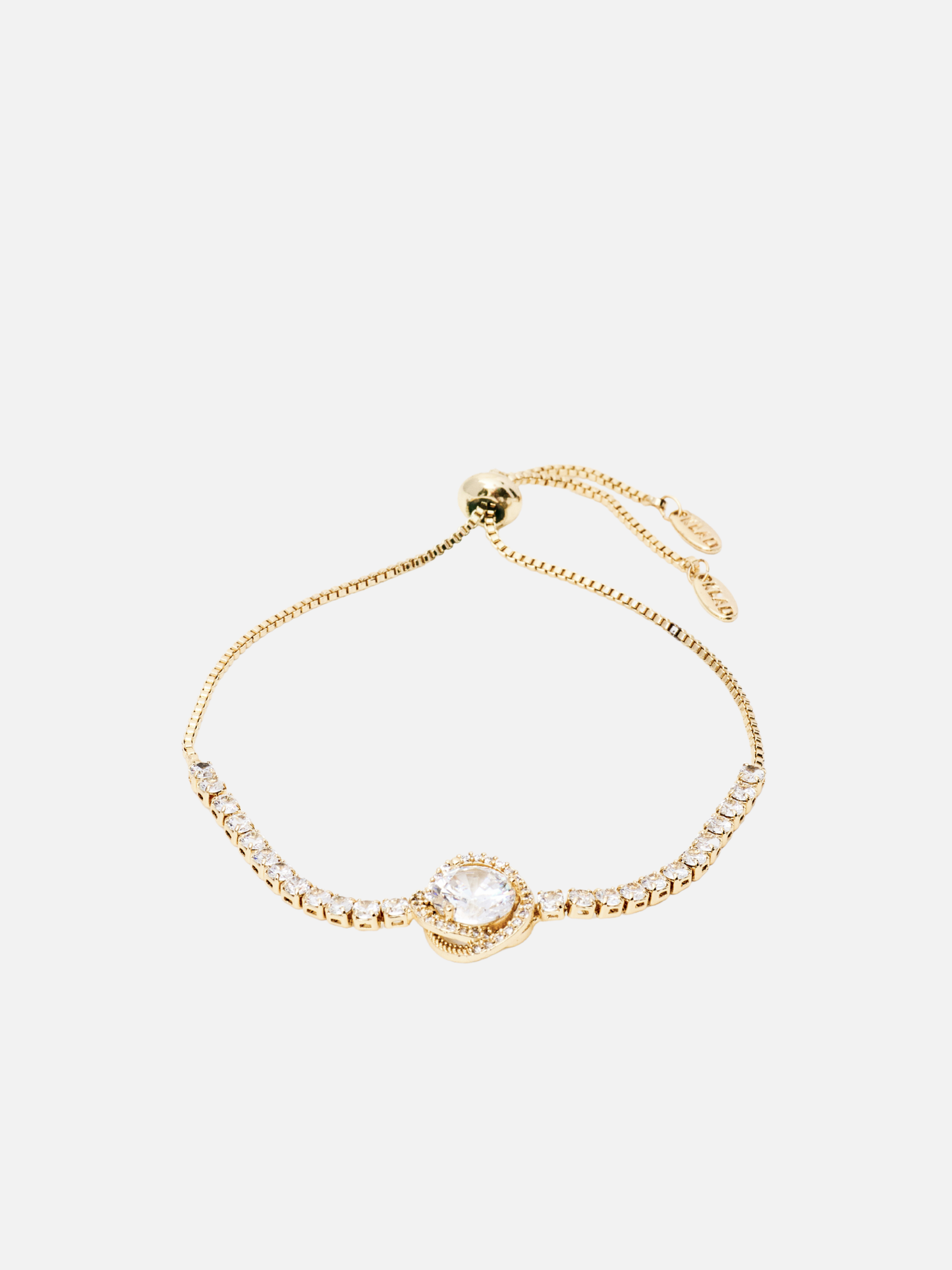 sana adjustable bracelet in gold