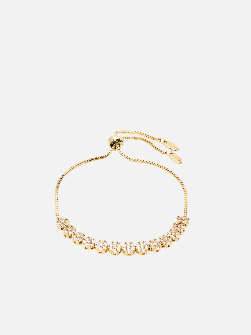 serene adjustable bracelet in gold