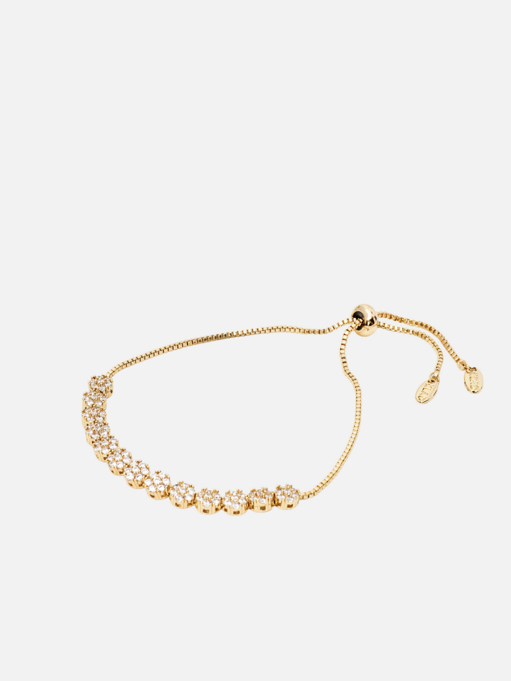 serene adjustable bracelet in gold